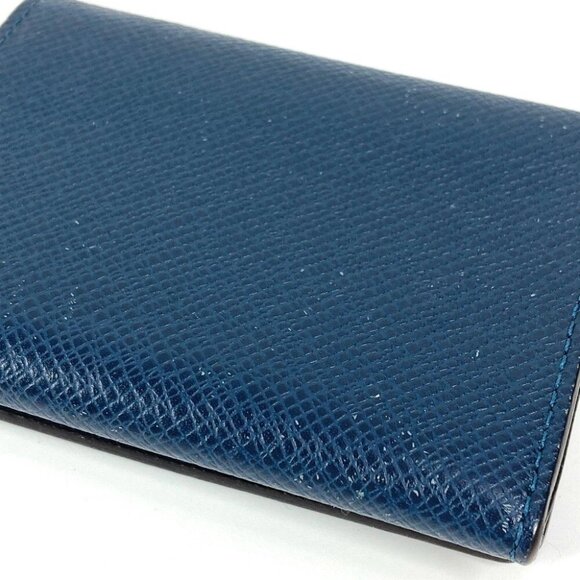 LOUIS VUITTON Taiga Envelope Carte de Visite MM Card Holder Card Case - Picture 15 of 16